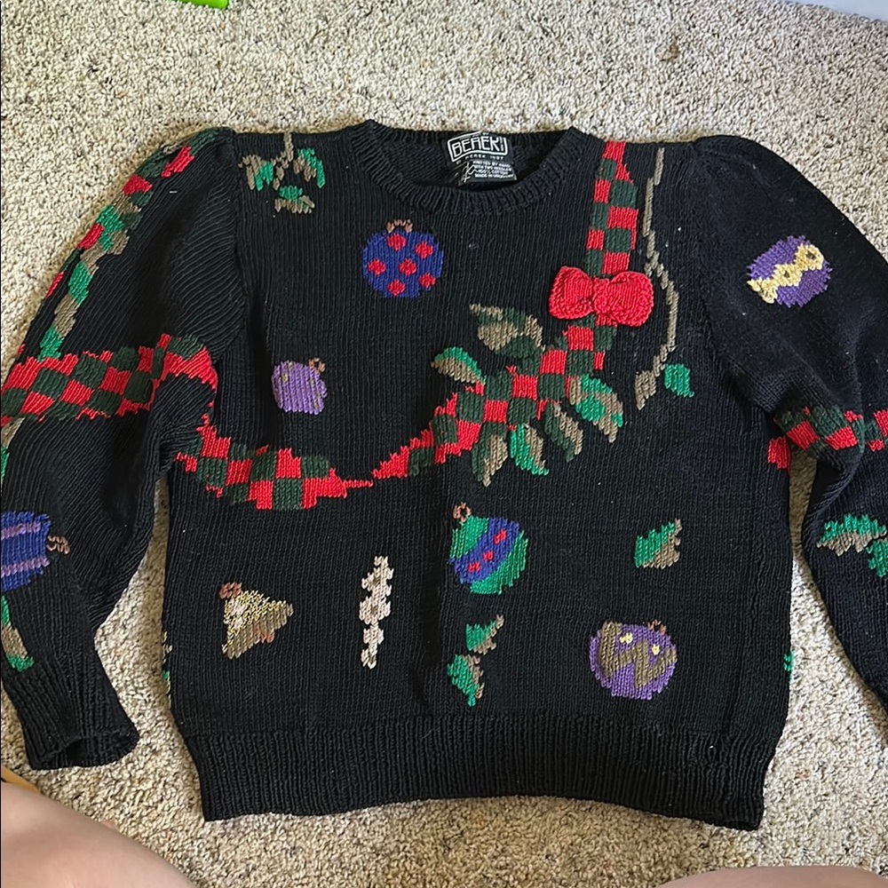 Vintage handmade Christmas sweater